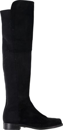 Stuart Weitzman Pre-owned Womens 5050 Over The Knee Boots in Black Suede - Size 37.5 EU/IT