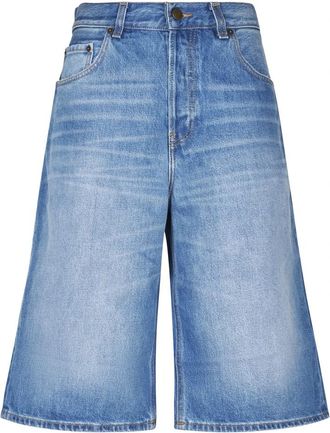 Haikure New Becky Shorts - Dames - Denim shorts - Blauw - W26 - Katoen - Korte Broeken