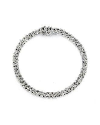 Nephora 14K 0.84 Ct. Tw. Diamond Cuban Link Bracelet