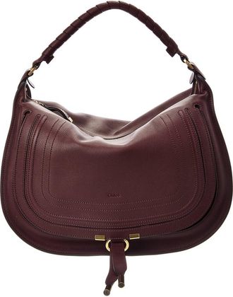 Chlo&eacute; Marcie Leather Shoulder Bag
