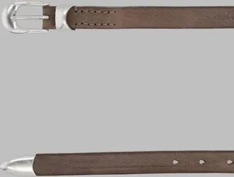 Our Legacy Leather Belt - Beige