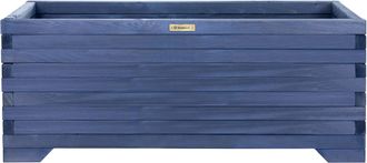 OEM Jardinera De Madera Greenspot 100x35x40cm Para Terraza, Balc&oacute;n Y Jard&iacute;n - Jardinera De Madera Maciza - Jardinera Grande De Troncos De Madera Para Flor