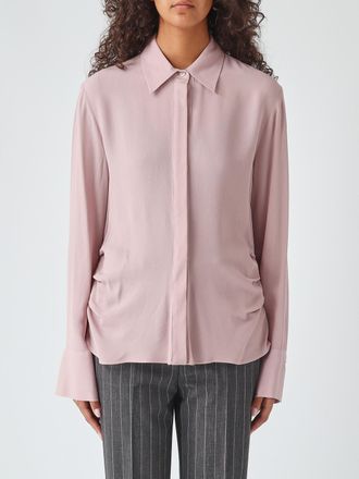 Pinko Slim Fit Viscose Shirt with Concealed Placket