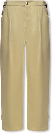 Burberry Tailored Pant - Dames - Straight fit broeken - Groen - XS - Katoen - Broeken