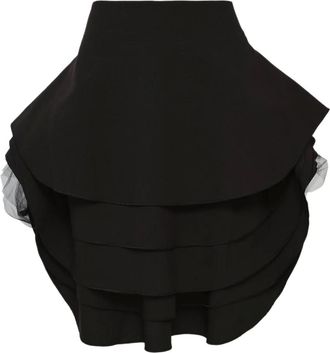 Comme Des Gar&ccedil;ons Tulen rok - Zwart