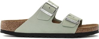 Birkenstock Arizona Soft Footbed Sandalen - Dames - Sandalen - Groen - 38 EU - Leer - Schoenen