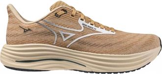 Mizuno Mens Wave Rider 29 Running Shoes In Curd Whey White