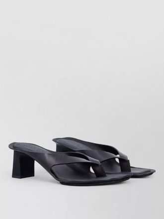 Maison Margiela leather thong block heel sandals