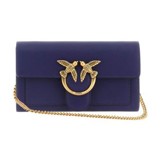 Pinko Shoulder Bags, female, Purple, Size: ONE SIZE Love Simply Wallet