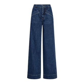Co'Couture Dames, Jeans, Blauw, Maat: S Denim