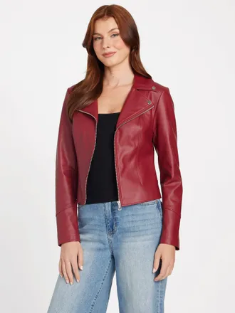 Guess Jacki Faux-Leather Jacket