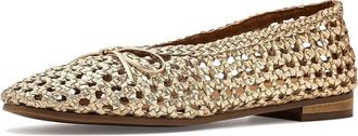 Seychelles Flagstaff Womens Flat Shoes Gold Leather : 9.5 M