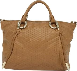 Bally Pre-owned Cuero bolsos-de-mano - Pre-owned - Mujer - Marr&oacute;n - ONE SIZE