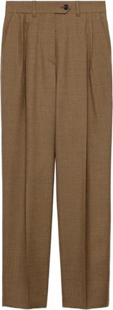 Prada Pleated Virgin-wool Trousers