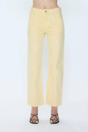Pistola Denim Lexi Straight Leg Jeans In Day Glow