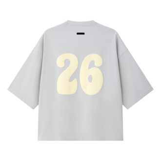 Fear of God Heavy Jersey Merch T-Shirt Boxy Fit Washed Overcast RW00274-0149