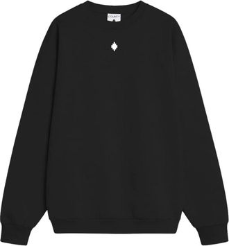 Marcelo Burlon Sweatshirt - Heren - Sweatshirts - Zwart - S - Katoen - Hoodies & sweatvesten