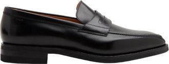 Bally Score 6231393 Mens Black Calf Leather Loafers