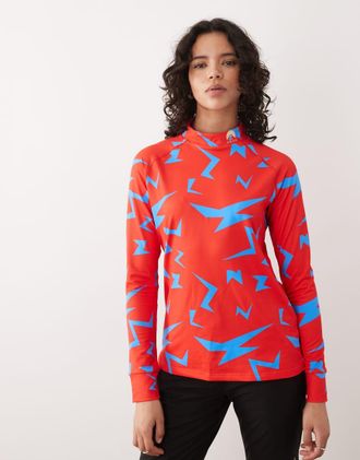 OOSC Starman - Top baselayer da donna rosso