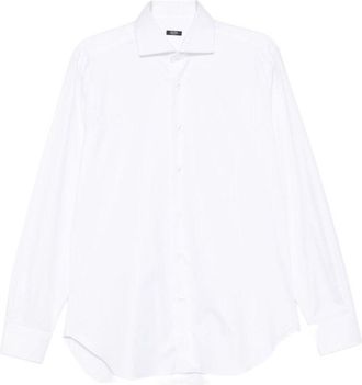 Barba Crisp White Long-Sleeve Barba Shirt