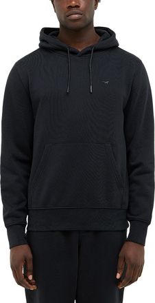 Mustang Sweatshirt MUSTANG Herren Style Bronson, Herren, Gr. M, schwarz, 80% Baumwolle, 20% Polyester, regular fit, Sweatshirts Sweatshirt