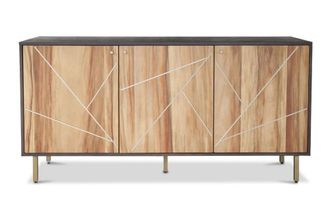 PIB Aparador de madera marr&oacute;n