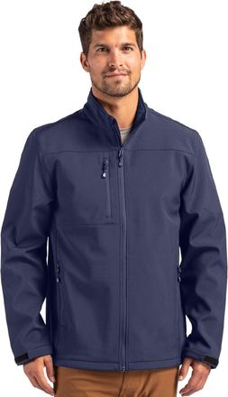 Clique Clique Tempest Eco Waterproof Full Zip Mens Softshell Jacket, Dark Navy, 5XL