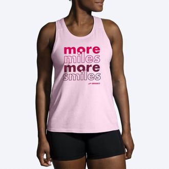 Brooks Distance Tank 2.0 Top In Quartz/more Miles