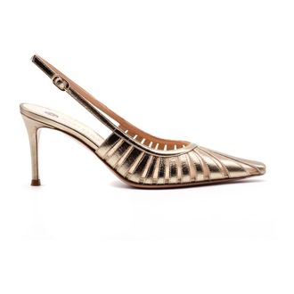 Roberto Festa Milano Pumps, female, Yellow, Size: 10 US Sunny Slingback