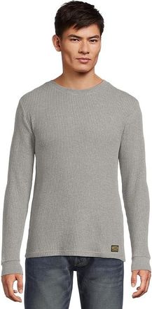 Rvca Day Shift Thermal Long Sleeves Mens T Shirt Grey Heather : 2XL, Polyester/Cotton