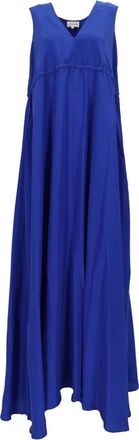 P.A.R.O.S.H. Abito - Dames - Maxi kleedjes - Blauw - XS - Kleedjes