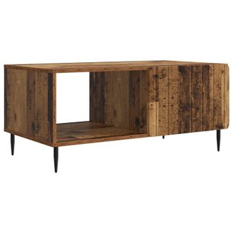 vidaXL Mesa De Centro Madera Envejecida 90 X 50 X 40 Cm Vidaxl
