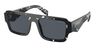 Prada PR A05SF Asian Fit 15O70B Mens Sunglasses Tortoiseshell Size 55