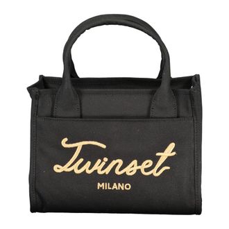 Twinset Handbags, female, Black, Size: ONE SIZE Tote Bag