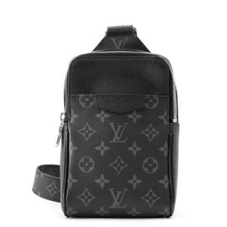 Louis Vuitton Pre-owned Monogram Eclipse Sling Bag - Heren - Pre-owned - Zwart - Maat: ONE Size