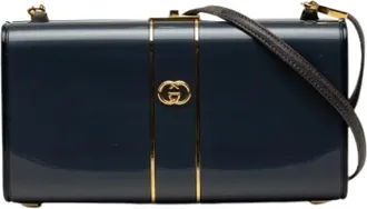 Gucci Borsa a tracolla in vernice Pre-owned - - Pre-owned - Donna - Blu - ONE SIZE