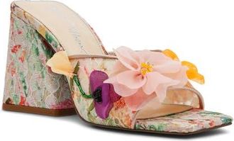 Betsey Johnson Heath Slide Sandal in Pink Multi at Nordstrom, Size 7.5