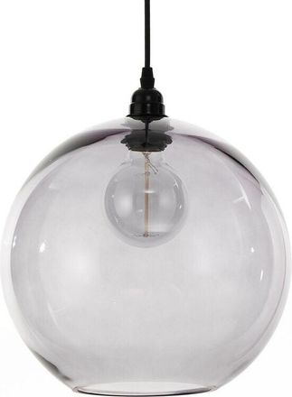 Oresteluchetta Lampadario in vetro grigio trasparente cm. Ø.30 x H.28