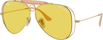 Ray-Ban RB3138M 001/85 Mens Sunglasses Gold Size 54