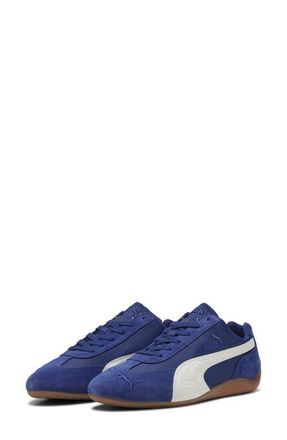 Puma Speedcat Nylon Sneaker in Blue Jewel/Puma White at Nordstrom, Size 10.5