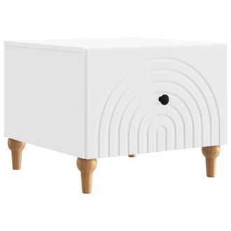 vidaXL Mesa De Caf&eacute; Con Caj&oacute;n 49 X 50 X 40 Cm Madera De Ingenier&iacute;a Vidaxl