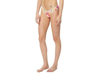 Hanky Panky Printed Signature Lace Low Rise Thong Womens Underwear Bring Me Flowers, Cotton/Mesh/Nylon