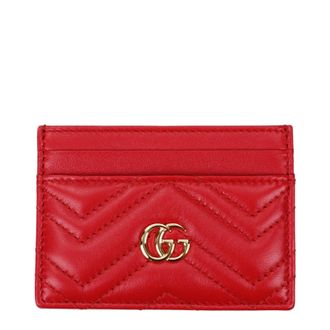 Gucci Rotes Leder Damens Dokumentenhalter