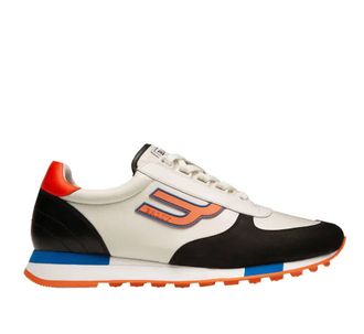 Bally Mens Cotton And Suede Gavino Sneakers