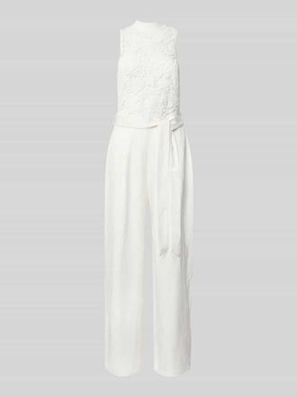 Ted Baker Jumpsuit mit H&auml;kelspitze Modell CALANTA in Sand, Gr&ouml;&szlig;e 34