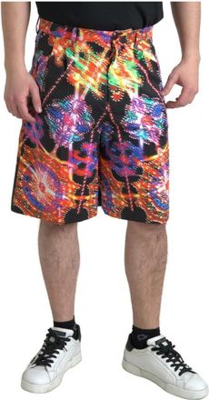 Dolce & Gabbana Casual Shorts - Heren - Korte Broeken - Veelkleurig - XS - Katoen - Korte Broeken