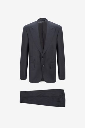 Tom Ford Anzug aus Wollpiqu&eacute; Shelton