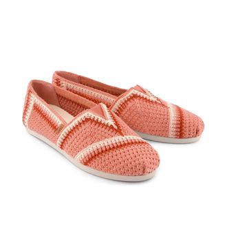 Toms Alpargata Classic Katoenen Dames Middenroze Espadrilles