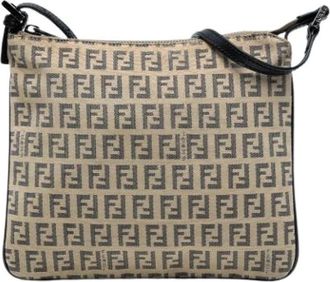 Fendi Pre-owned Cross Body Bags, female, Multicolor, Size: ONE SIZE Pre-owned Canvas fendi-bags