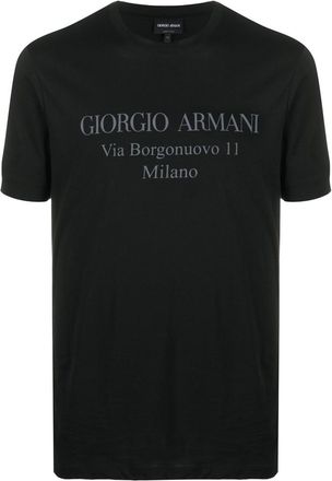 Giorgio Armani Black Logo T-Shirt